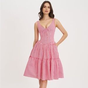 Oceana Stripe Drop waist dress